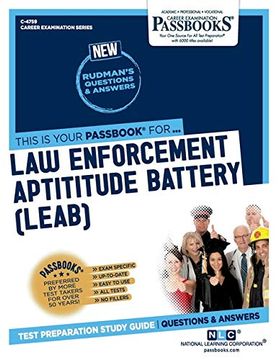 portada Law Enforcement Aptitude Battery (Leab) (en Inglés)