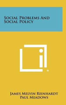 portada social problems and social policy (en Inglés)