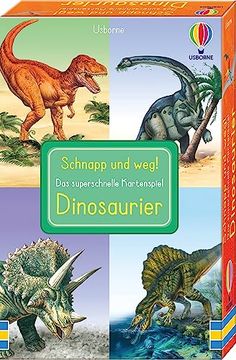 portada Das Superschnelle Kartenspiel: Dinosaurier: Kartenspiel-Set mit Dinos - Trainiert das Reaktionsvermögen - ab 3 Jahren (en Alemán)