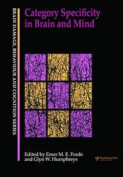 portada Category Specificity in Brain and Mind (Brain, Behaviour and Cognition) (in English)