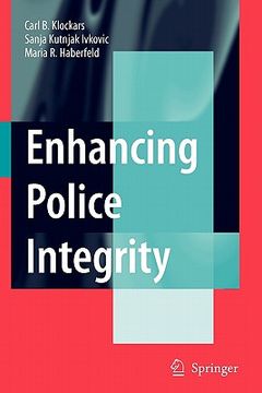portada enhancing police integrity (en Inglés)
