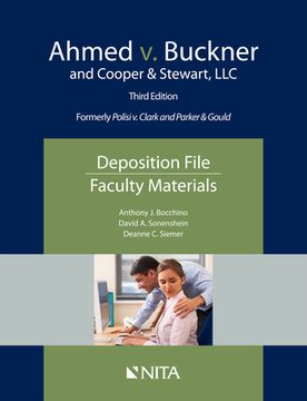 portada Ahmed V. Buckner and Cooper & Stewart, LLC: Deposition File, Faculty Materials (en Inglés)