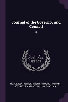 portada Journal of the Governor and Council: 8 (en Inglés)
