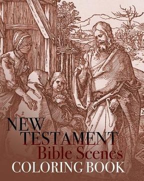 portada New Testament Bible Scenes Coloring Book (en Inglés)