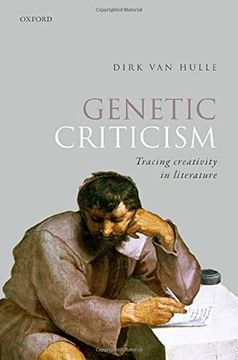 portada Genetic Criticism: Tracing Creativity in Literature (Hardback) (in English)