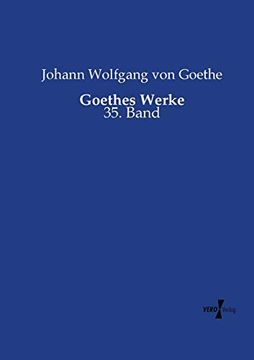 portada Goethes Werke: 35. Band 