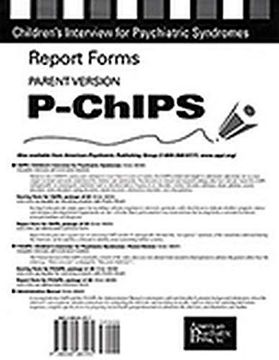 portada Children's Interview for Psychiatric Syndromes: Report Forms for P-Chips (en Inglés)
