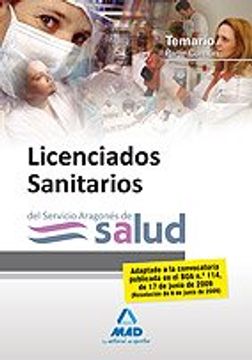 portada Licenciados Sanitarios Del Servicio Aragonés De Salud. Temario Parte Común