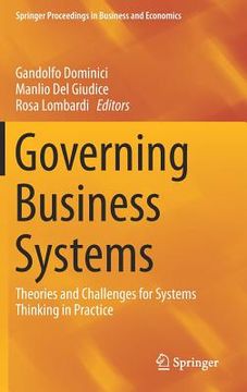 portada Governing Business Systems: Theories and Challenges for Systems Thinking in Practice (en Inglés)