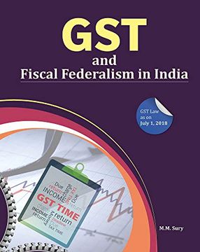 portada Gst and Fiscal Federalism in India (en Inglés)