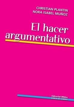 portada Hacer Argumentativo, el (in Spanish)