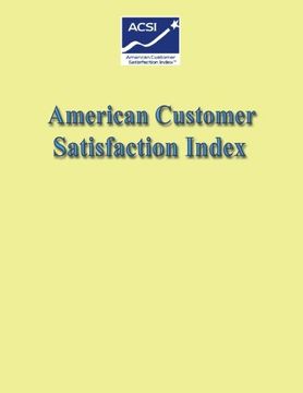 portada American Customer Satisfaction Index