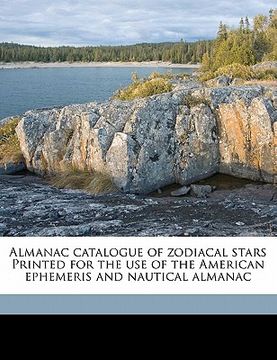 portada almanac catalogue of zodiacal stars printed for the use of the american ephemeris and nautical almanac