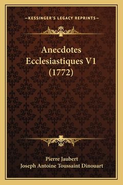 portada Anecdotes Ecclesiastiques V1 (1772) (en Francés)
