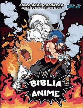 portada Biblia Anime Desde el Inicio Hasta el Final vol 5 Libro Para Colorear (Paperback)