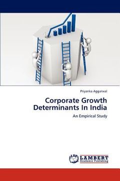 portada corporate growth determinants in india (en Inglés)