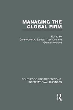portada Managing the Global Firm (Rle International Business) (en Inglés)