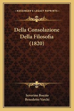 portada Della Consolazione Della Filosofia (1820) (en Italiano)
