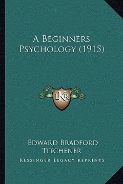 portada a beginners psychology (1915) (en Inglés)