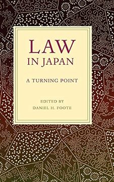 portada Law in Japan: A Turning Point (Asian law Series) (en Inglés)