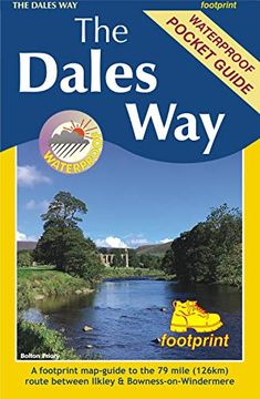 portada The Dales Way: A Footprint Map-Guide to the 79 Mile Route Between Ilkley & Bowness-On-Windermere (en Inglés)