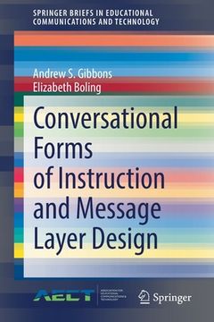 portada Conversational Forms of Instruction and Message Layer Design (in English)