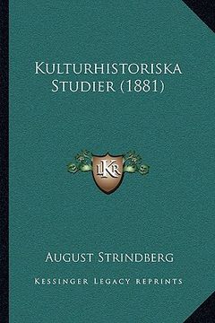 portada kulturhistoriska studier (1881)