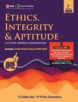portada Ethics, Integrity & Aptitude (For Civil Services Examination) 7ed (en Inglés)