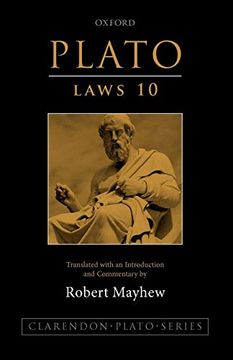 portada Plato: Laws 10 (Clarendon Plato Series) (in English)