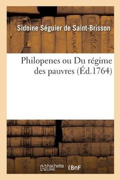 portada Philopenes Ou Du Régime Des Pauvres (en Francés)