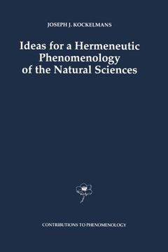 portada Ideas for a Hermeneutic Phenomenology of the Natural Sciences (Contributions To Phenomenology) (Volume 15)