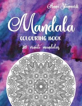 portada Mandala colouring book - 26 ornate mandalas: The purple mandala book (en Inglés)