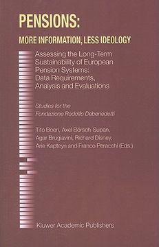 portada pensions: more information, less ideology: assessing the long-term sustainability of european pension systems: data requirements, analysis and evaluat