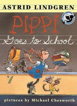 portada pippi goes to school (in English)