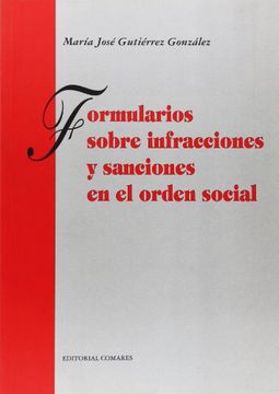 portada Formularios Sobre Infracciones y Sanciones en el Orden Social