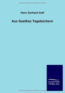 portada Aus Goethes Tagebüchern