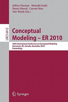 portada conceptual modeling: er 2010 (en Inglés)