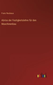 portada Abriss der Festigkeitslehre für den Maschinenbau (en Alemán)