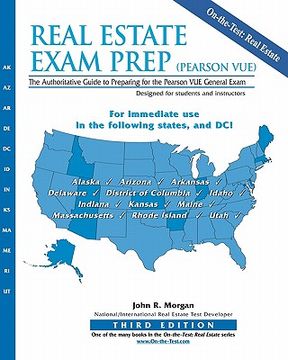 portada real estate exam prep (pearson vue)-3rd edition (en Inglés)