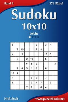 portada Sudoku 10x10 - Leicht - Band 9 - 276 Rätsel (en Alemán)