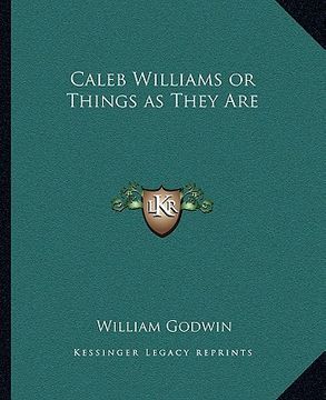 portada caleb williams or things as they are
