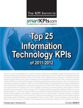 portada Top 25 Information Technology KPIs of 2011-2012 (en Inglés)