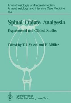 portada spinal opiate analgesia (en Inglés)