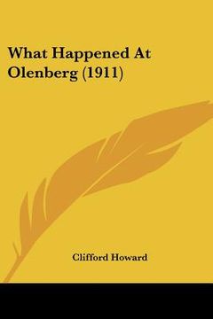 portada what happened at olenberg (1911) (in English)