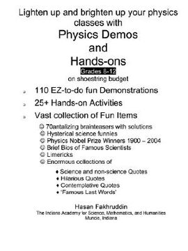 portada physics demos and hands-ons (en Inglés)