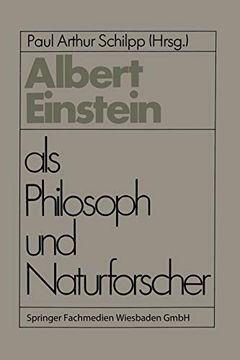 portada Albert Einstein als Philosoph und Naturforscher (en Alemán)