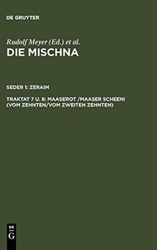 portada Maaserot /Maaser Scheni (Vom Zehnten/Vom Zweiten Zehnten) (en Alemán)