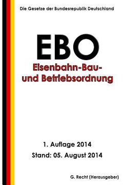 portada Eisenbahn-Bau- und Betriebsordnung (EBO) (en Alemán)