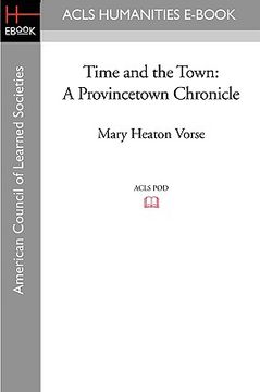 portada time and the town: a provincetown chronicle (en Inglés)