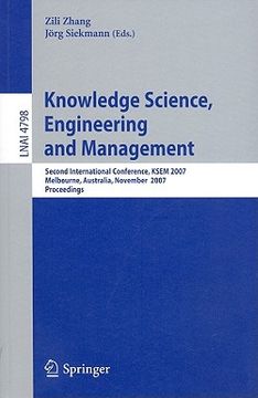portada knowledge science, engineering and management (en Inglés)